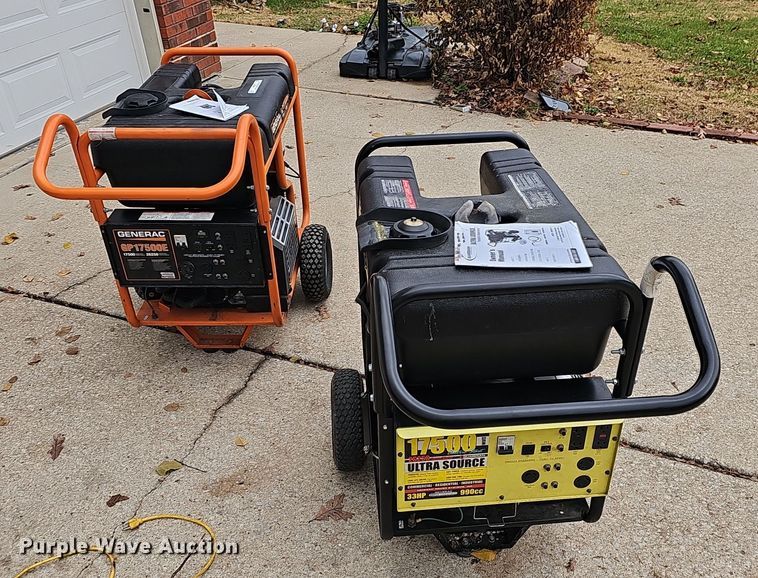 image for item NP9222 (2) Generac generators
