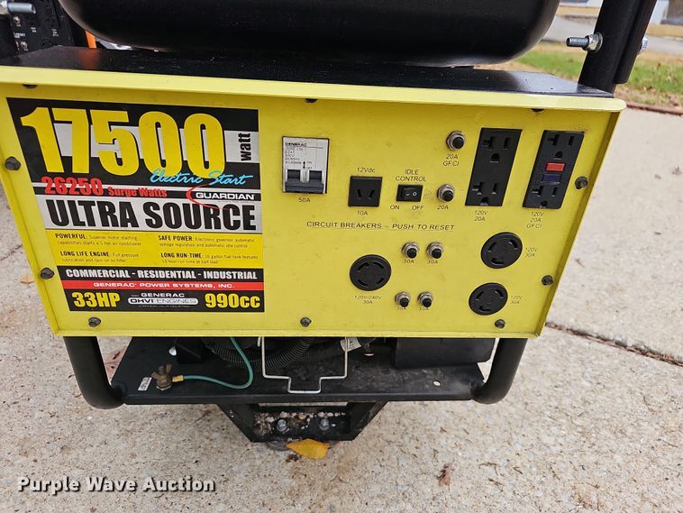 image for item NP9222 (2) Generac generators