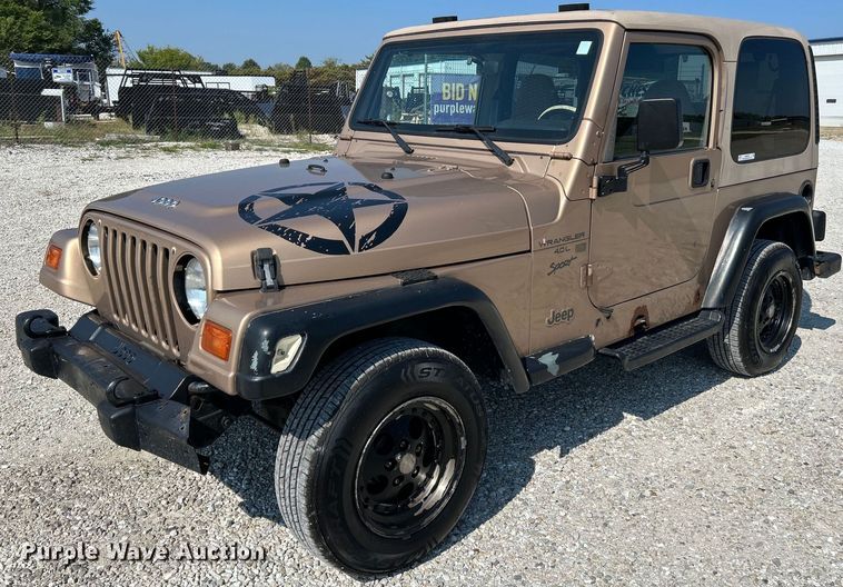 image for item NQ9878 1999 Jeep Wrangler Sport  SUV