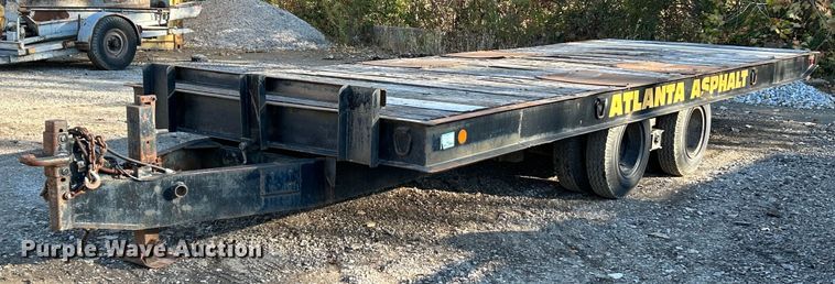 image for item NR9353 1966 Miller Tilt-Top  tilt deck equipment trailer