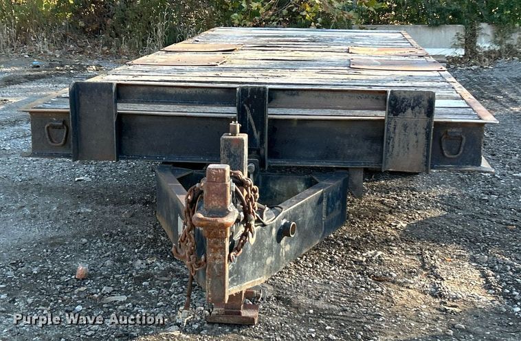 image for item NR9353 1966 Miller Tilt-Top  tilt deck equipment trailer