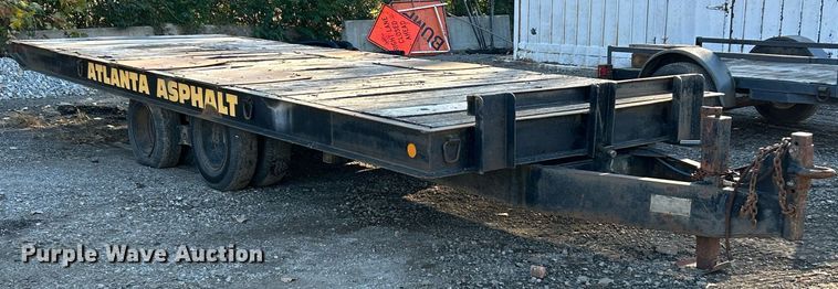 image for item NR9353 1966 Miller Tilt-Top  tilt deck equipment trailer