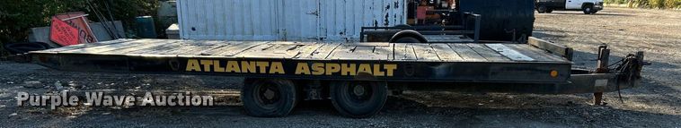 image for item NR9353 1966 Miller Tilt-Top  tilt deck equipment trailer