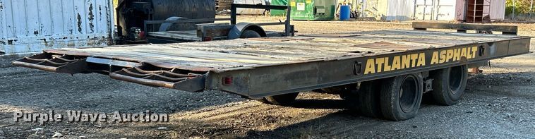image for item NR9353 1966 Miller Tilt-Top  tilt deck equipment trailer