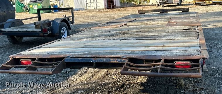 image for item NR9353 1966 Miller Tilt-Top  tilt deck equipment trailer