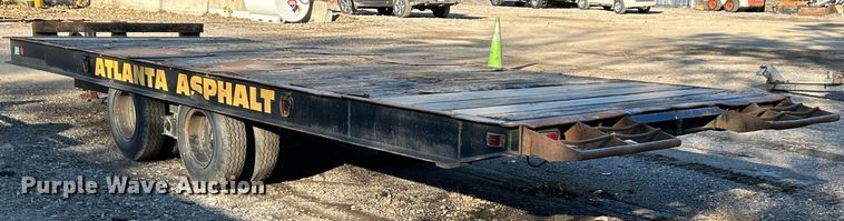 image for item NR9353 1966 Miller Tilt-Top  tilt deck equipment trailer