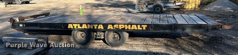 image for item NR9353 1966 Miller Tilt-Top  tilt deck equipment trailer