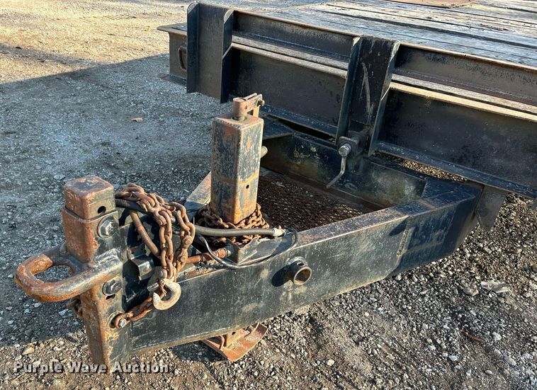 image for item NR9353 1966 Miller Tilt-Top  tilt deck equipment trailer