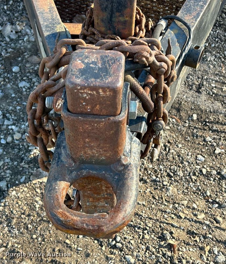 image for item NR9353 1966 Miller Tilt-Top  tilt deck equipment trailer