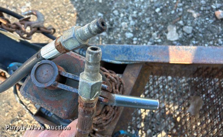 image for item NR9353 1966 Miller Tilt-Top  tilt deck equipment trailer