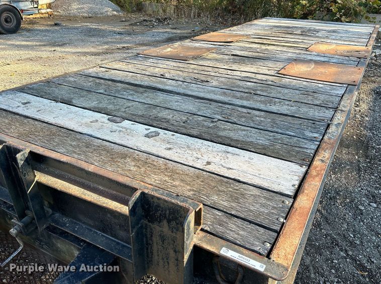 image for item NR9353 1966 Miller Tilt-Top  tilt deck equipment trailer