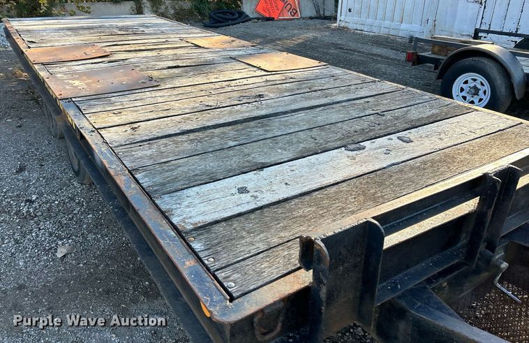 image for item NR9353 1966 Miller Tilt-Top  tilt deck equipment trailer