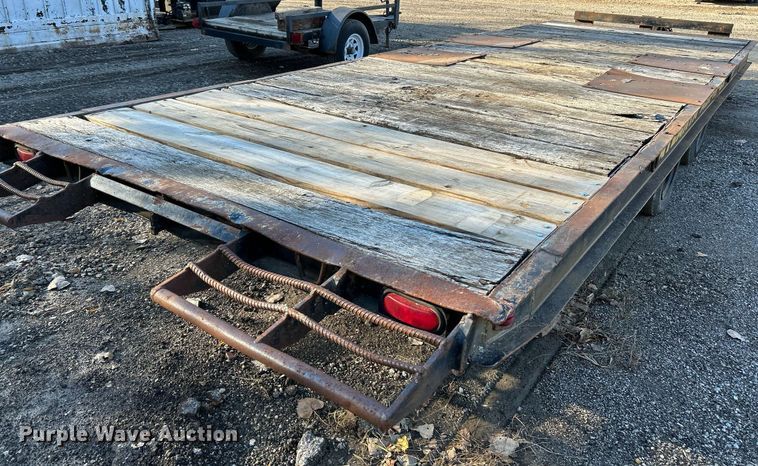 image for item NR9353 1966 Miller Tilt-Top  tilt deck equipment trailer