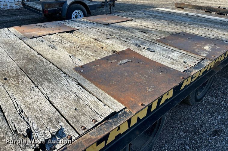 image for item NR9353 1966 Miller Tilt-Top  tilt deck equipment trailer