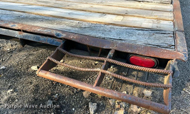 image for item NR9353 1966 Miller Tilt-Top  tilt deck equipment trailer