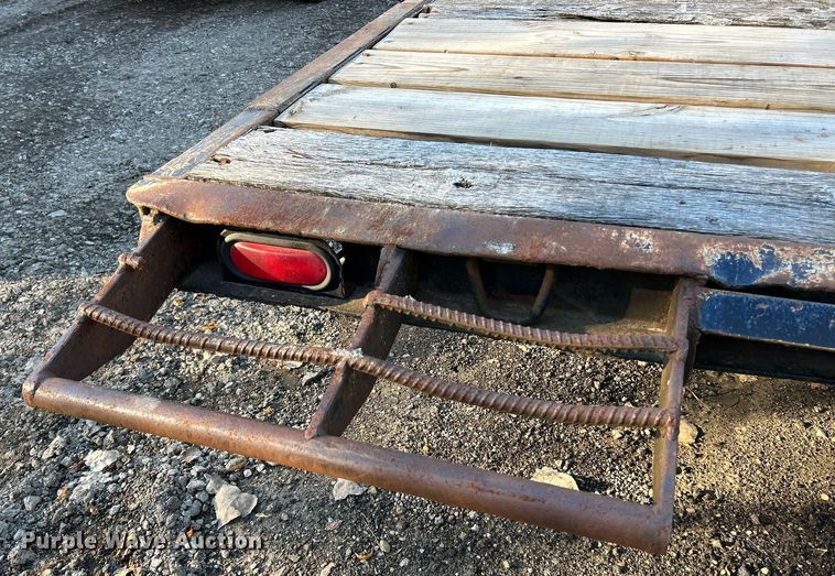 image for item NR9353 1966 Miller Tilt-Top  tilt deck equipment trailer