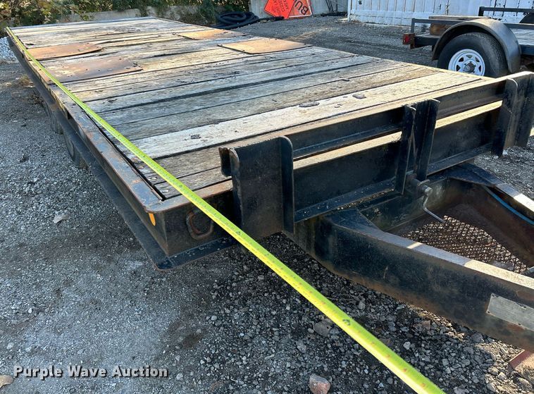 image for item NR9353 1966 Miller Tilt-Top  tilt deck equipment trailer