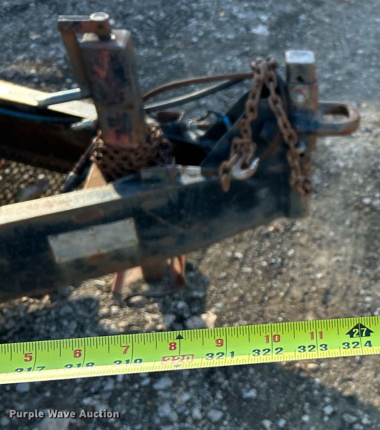 image for item NR9353 1966 Miller Tilt-Top  tilt deck equipment trailer