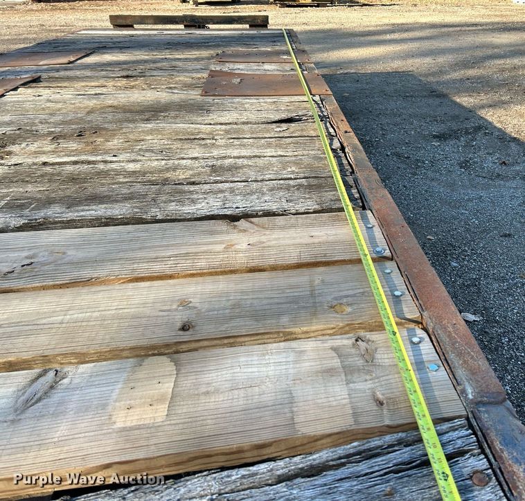 image for item NR9353 1966 Miller Tilt-Top  tilt deck equipment trailer