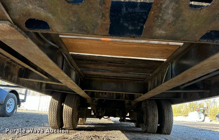 image for item NR9353 1966 Miller Tilt-Top  tilt deck equipment trailer