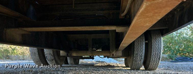 image for item NR9353 1966 Miller Tilt-Top  tilt deck equipment trailer