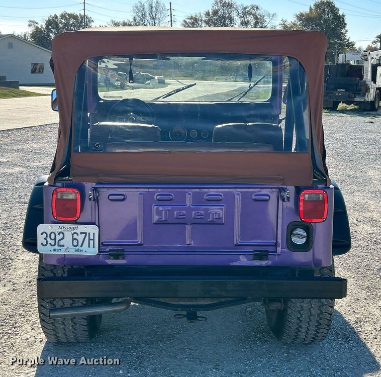 image for item NR9369 1979 Jeep Wrangler  SUV