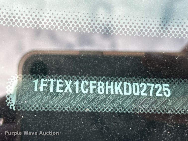 image for item NR9377 2017 Ford F150 XLT  SuperCab pickup truck