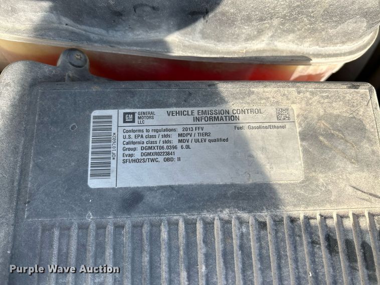 image for item NR9398 2013 Chevrolet Silverado 2500HD  pickup truck