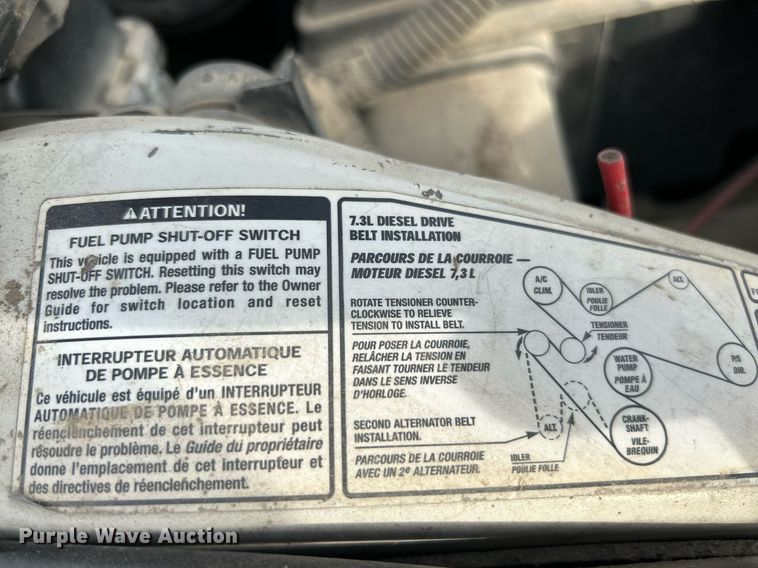 image for item NR9399 2002 Ford F550 Super Duty XL  utility / service truck