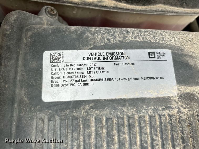 image for item NR9400 2017 Chevrolet Silverado 1500 LT  Crew Cab pickup truck