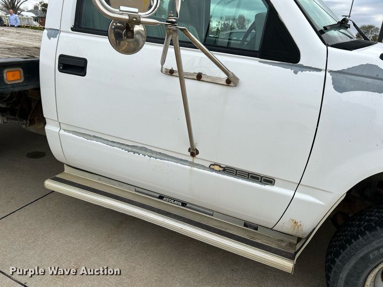 image for item NR9402 1999 Chevrolet 3500  dump flatbed pickup truck