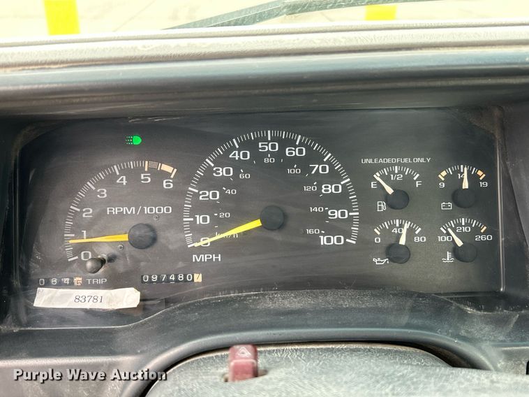 image for item NR9402 1999 Chevrolet 3500  dump flatbed pickup truck