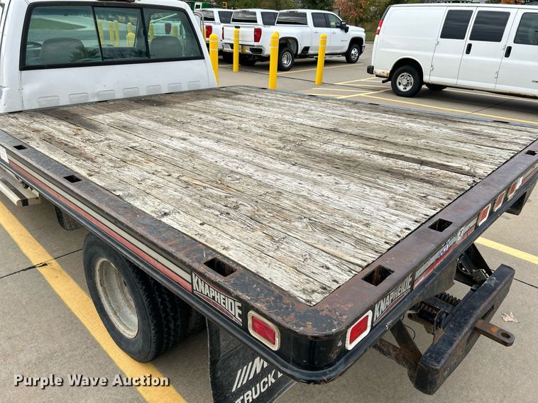 image for item NR9402 1999 Chevrolet 3500  dump flatbed pickup truck