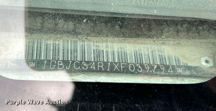 image for item NR9402 1999 Chevrolet 3500  dump flatbed pickup truck