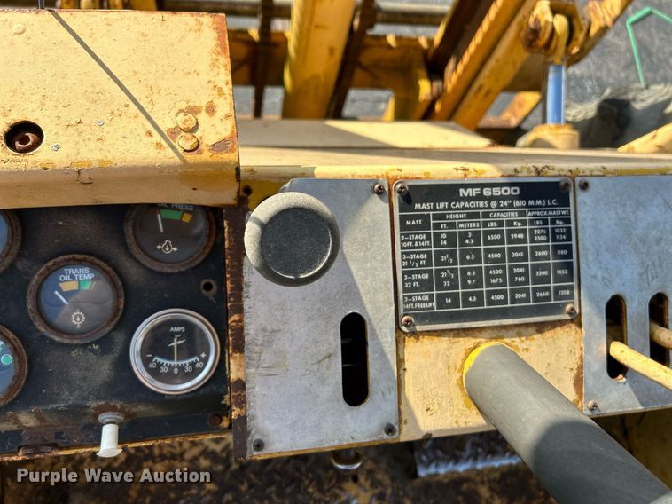 image for item NR9403 1978 Massey Ferguson MF 6500  forklift