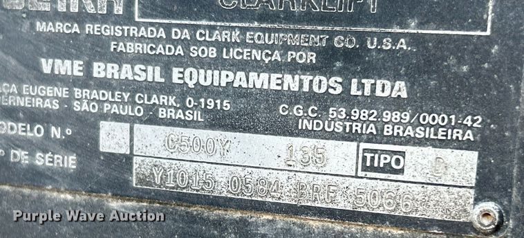 image for item NR9405 Clark C500Y 135  forklift