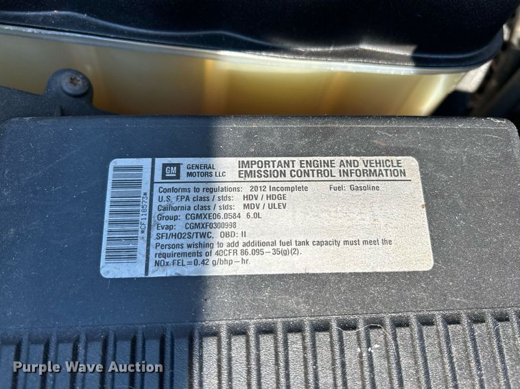 image for item NR9407 2012 Chevrolet Silverado 2500 HD  utility bed pickup truck