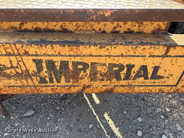 image for item NR9411 1999 Imperial  tilt deck equipment trailer