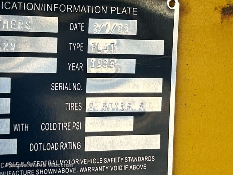 image for item NR9422 1983 Brooks Brothers OW  equipment trailer