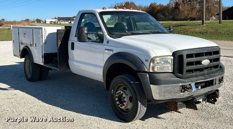 image for item NR9423 2007 Ford F550 Super Duty XL  utility / service truck