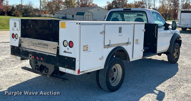 image for item NR9423 2007 Ford F550 Super Duty XL  utility / service truck