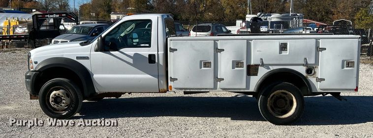 image for item NR9423 2007 Ford F550 Super Duty XL  utility / service truck