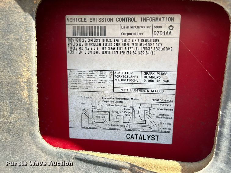 image for item NR9426 2007 Jeep Wrangler Rubicon  SUV