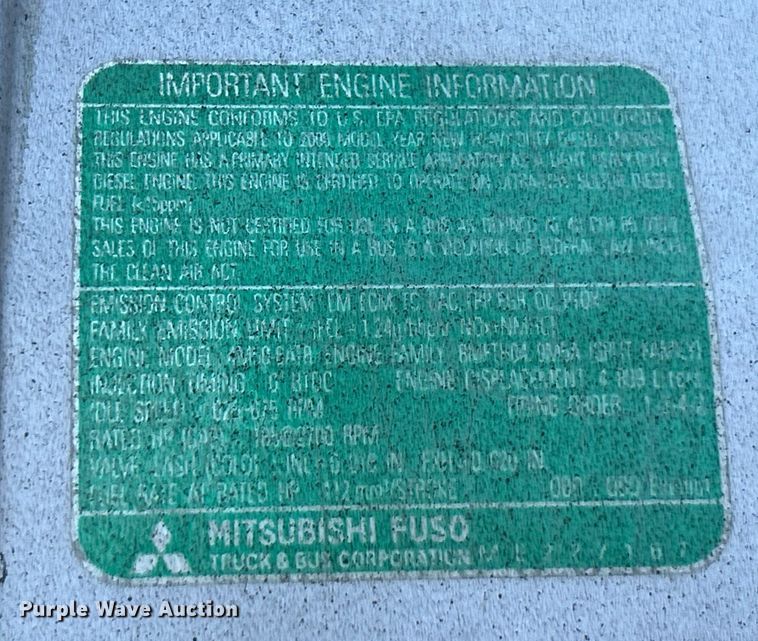 image for item NR9435 2008 Mitsubishi FUSO  flatbed truck