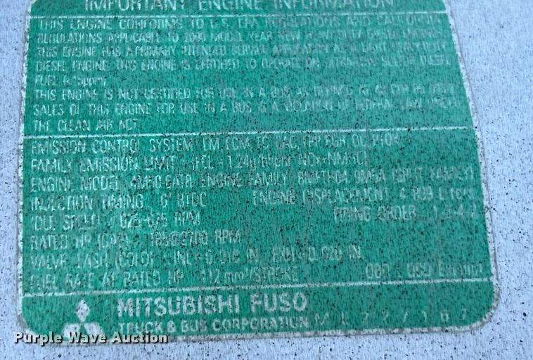 image for item NR9435 2008 Mitsubishi FUSO  flatbed truck