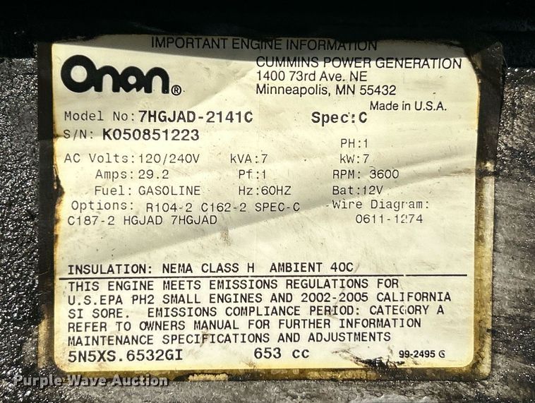 image for item NR9437 2004 GMC Savana 3500  van