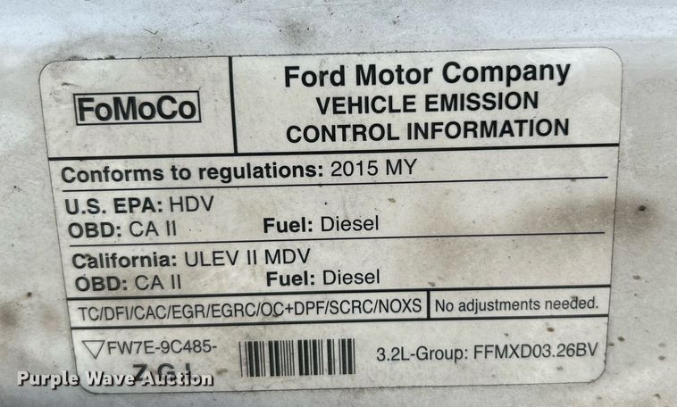 image for item NR9438 2015 Ford Transit 250  van