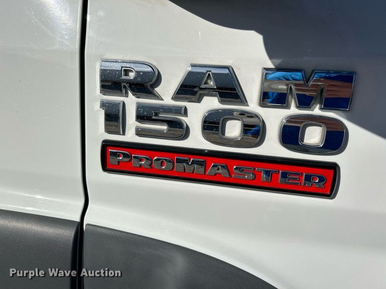 image for item NR9439 2014 Dodge Ram 1500 Promaster  sewer inspection van