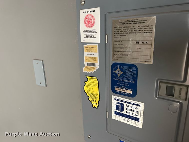 image for item OA9055 2000 Manufactured Structures Corporation 2468-CR-2000  mobile office trailer