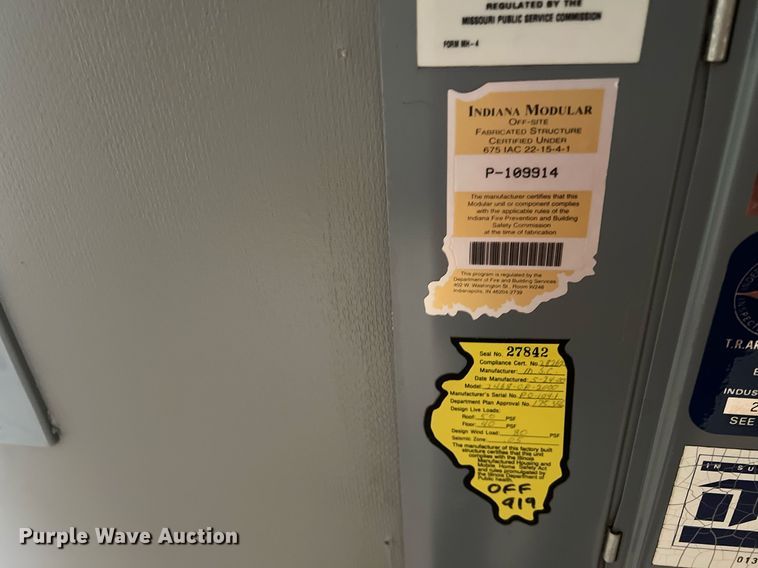 image for item OA9055 2000 Manufactured Structures Corporation 2468-CR-2000  mobile office trailer